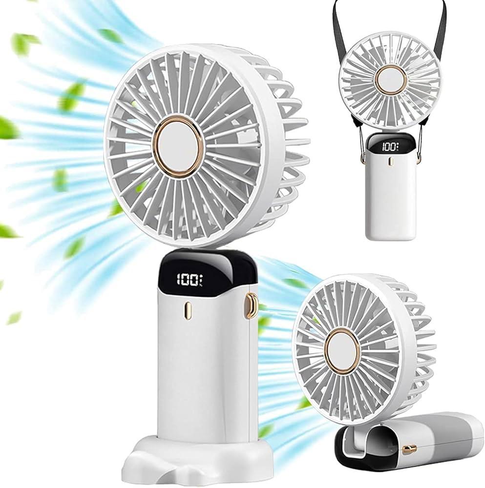 ✅ Rechargeable Mini Fan – Stylish & Portable | MNK SHOP