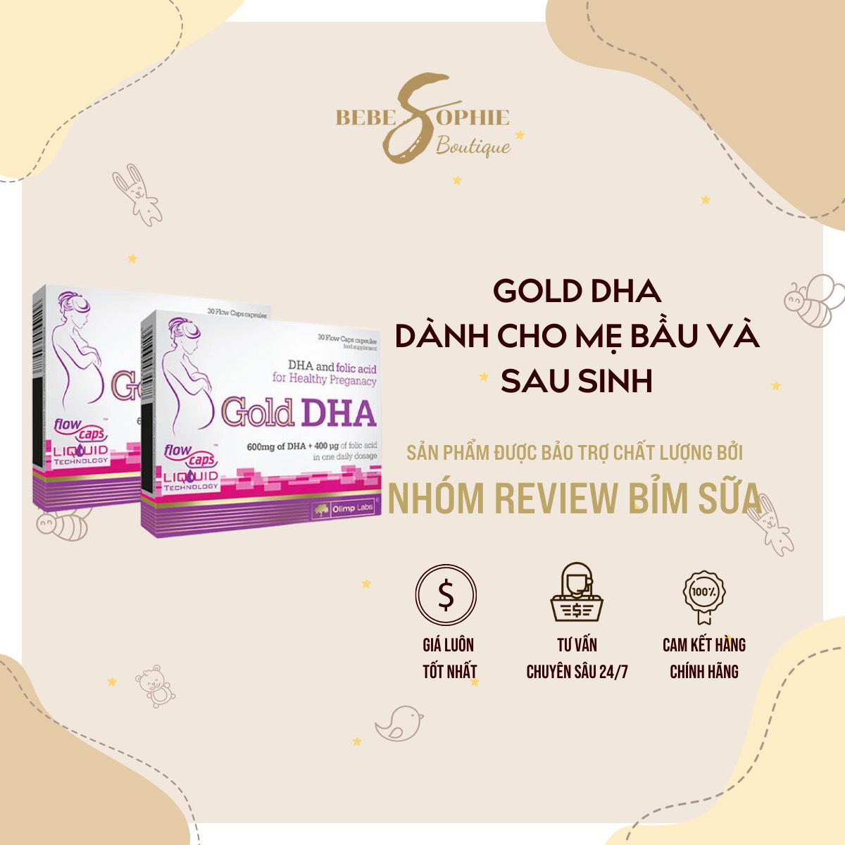 Gold DHA dành cho mẹ bầu và sau sinh