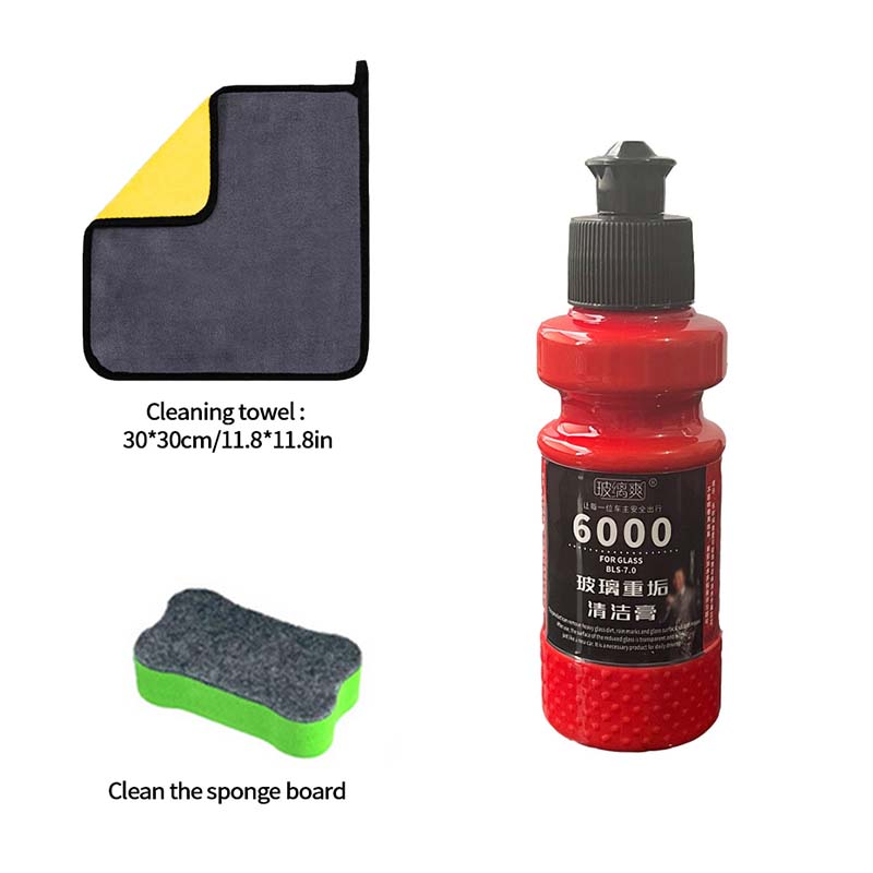 Car Glass Cleaning Paste for Windshield Side Window Remove Oxidized