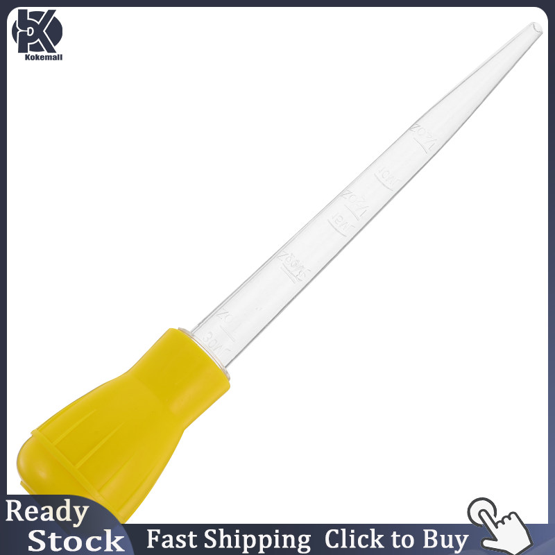 Kokemall Plastic Turkey Baster Reusable Turkey Baster Turkey Flavor Injector Baster