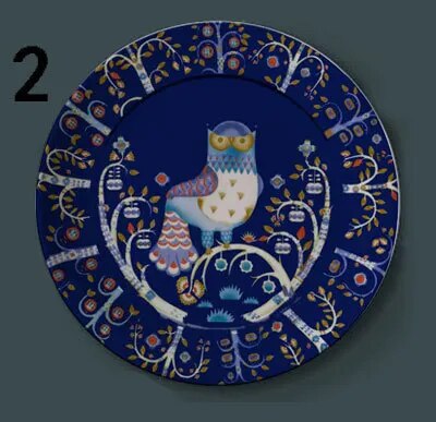 Finland Forest Bird Decorative Plate Owl Illustration Printed Ceramic Dish For Home Decor Cartoon Animal Fruit Tray