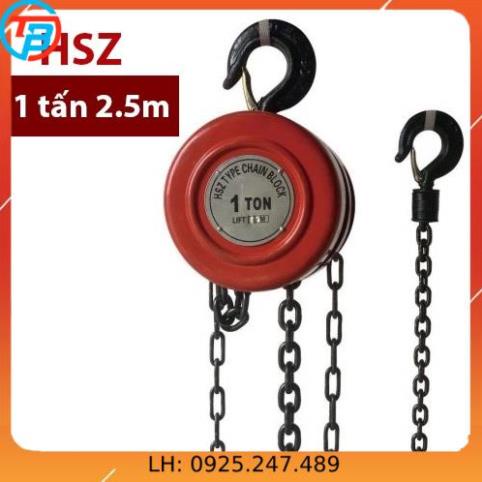 Pa Lăng Xích Kéo Tay 1 Tấn 2.5M/ 5M
