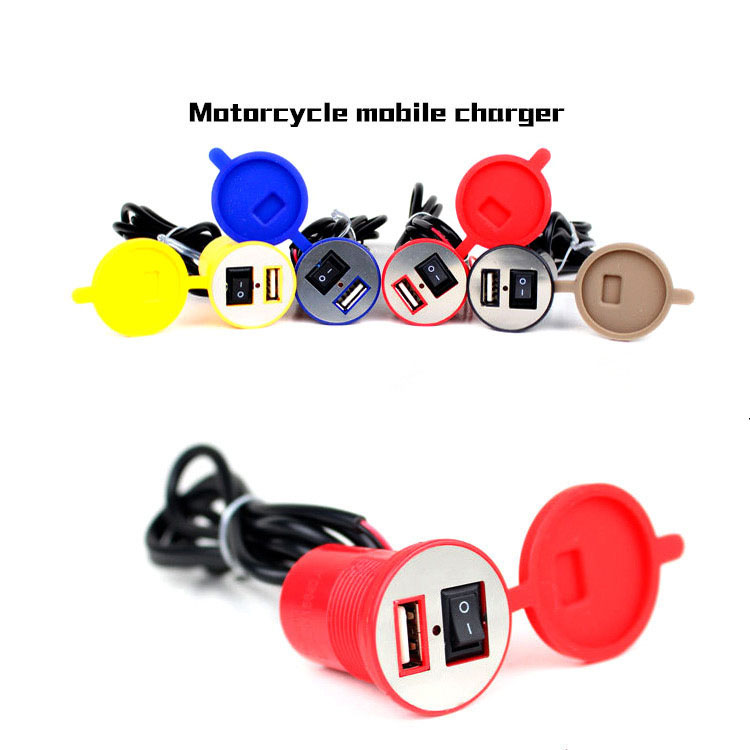 Sạc USB điện thoại dùng xe máy 12-24V ra 5V2A