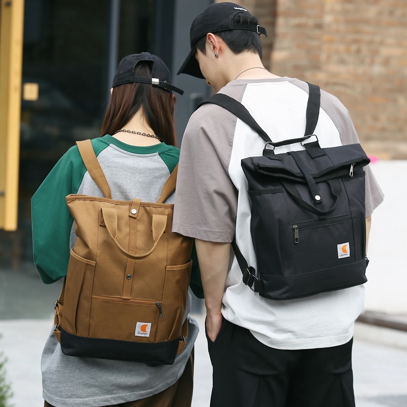 ELACCENT Men's backpack Multifunctional shoulder bag fashion retro large capacity nylon backpack computer backpack outdoor backpacks