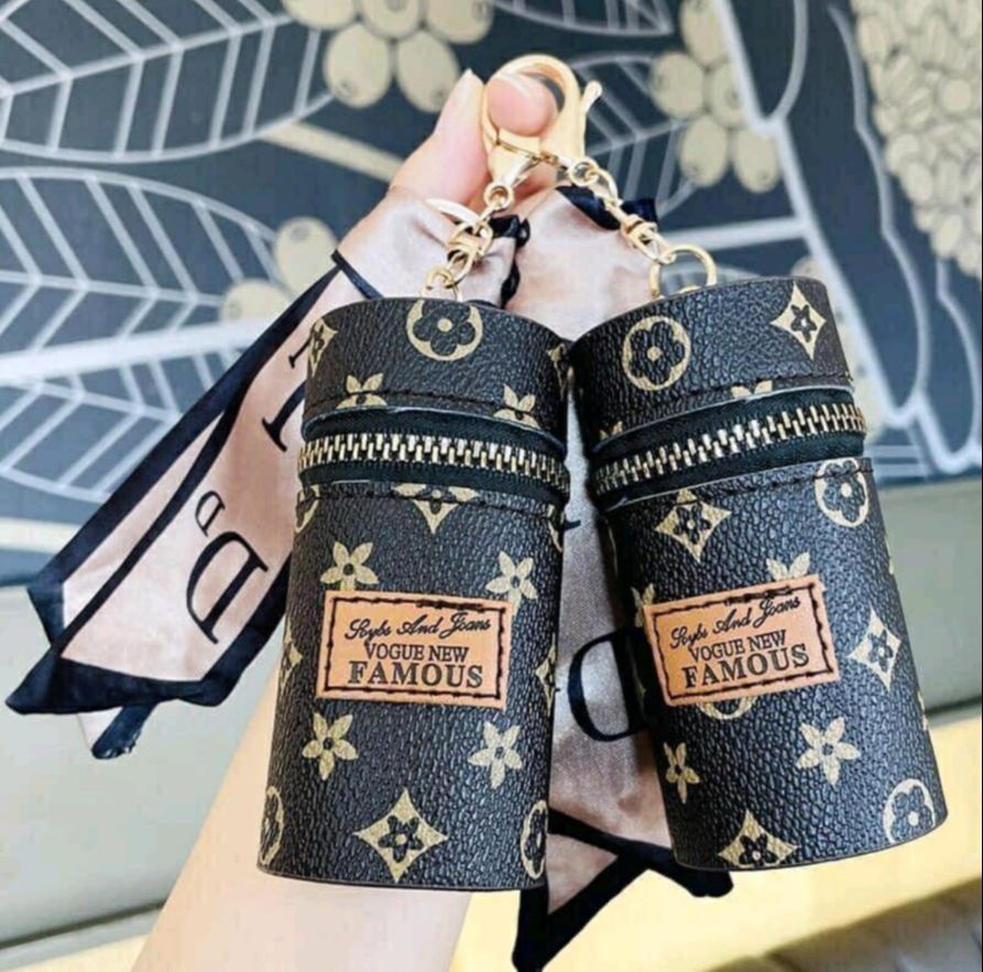 TÚI LL MINI MÓC KHOÁ KÈM KHĂN,💖FREESHIP💖,size 10 cm