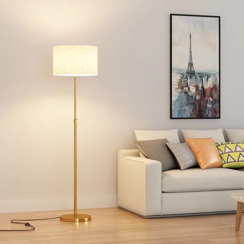 Floor lamp, living room, bedroom, bedside, sofa side, modern, creative, warm decoration, LED standing table lamp,simple,iron