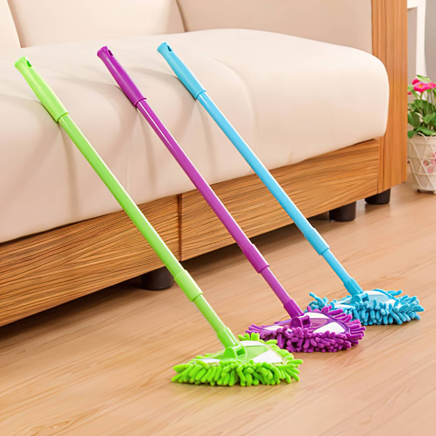 180 Degree Rotatable Adjustable Triangle Cleaning Mop
