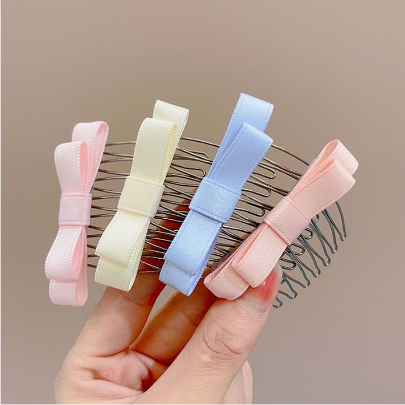 Lược Cài Tóc Đính Nơ Dễ Thương Cho Bé Gái