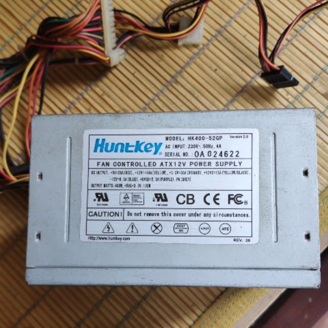 Nguồn hunkey 24 chân cũ bóc case