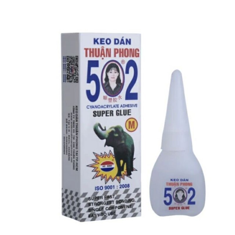 Keo 502 - Keo con voi - Keo dán sắt - 502接着剤
