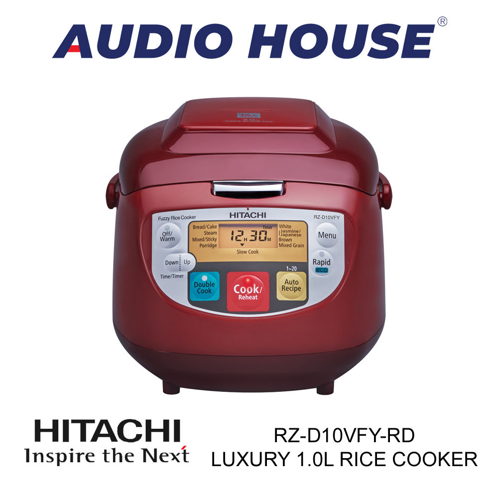 HITACHI RZD10VFYRD LUXURY 1.0L RICE COOKER ***1 YEAR WARRANTY
