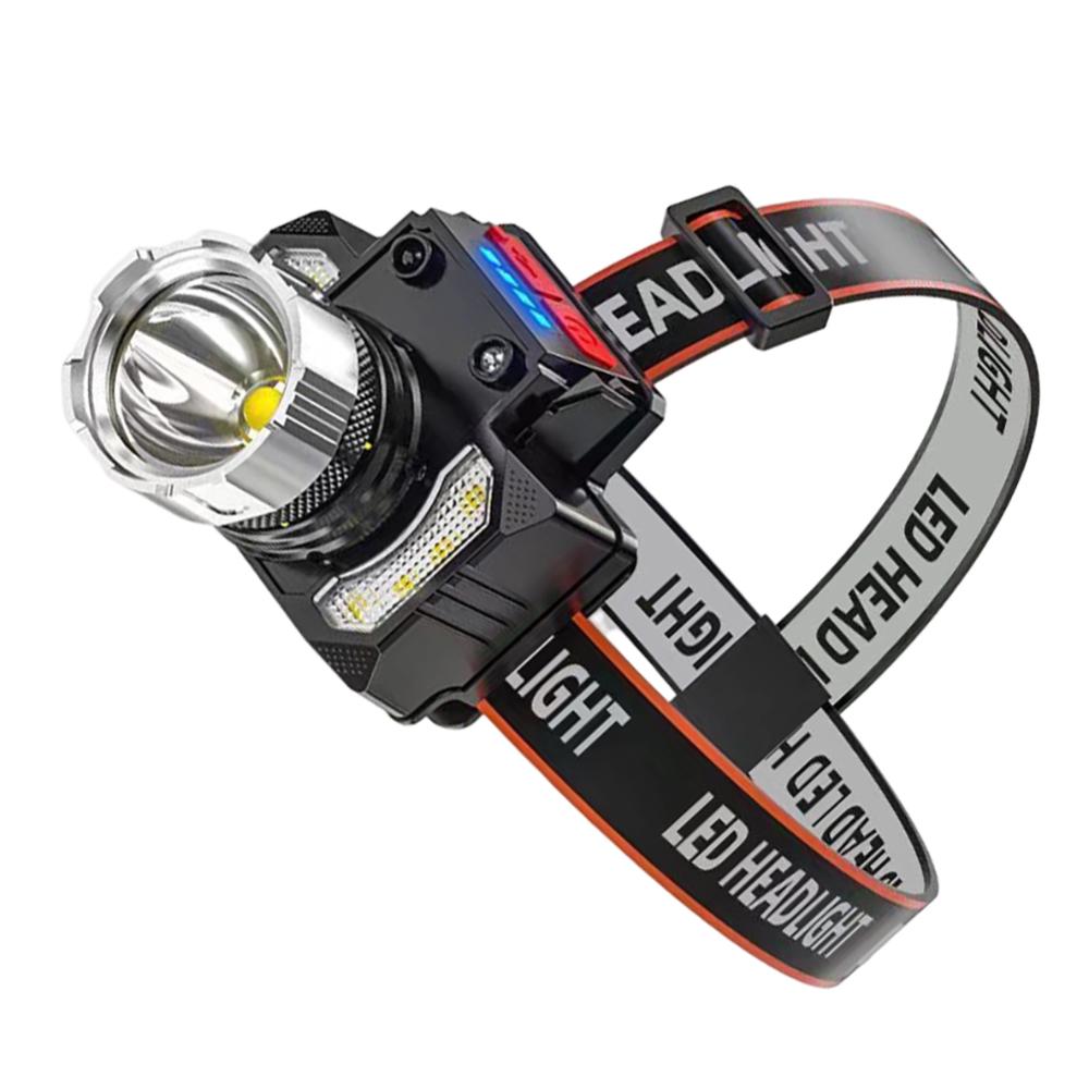350lm fishing headlamp torch 800mah usb rechargeable xpe led headlight ipx4 waterproof 4 modes night running light