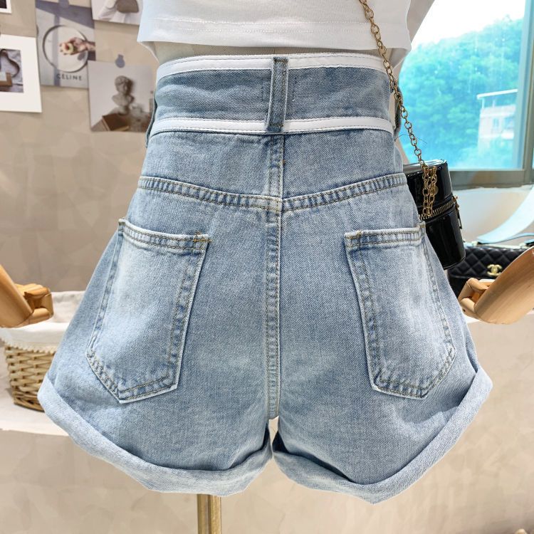 y2k American Vintage High Street Denim Shorts for girls Women