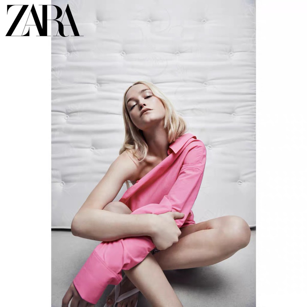 Zara blouse poplin Áo Sơ Mi cotton 2558335