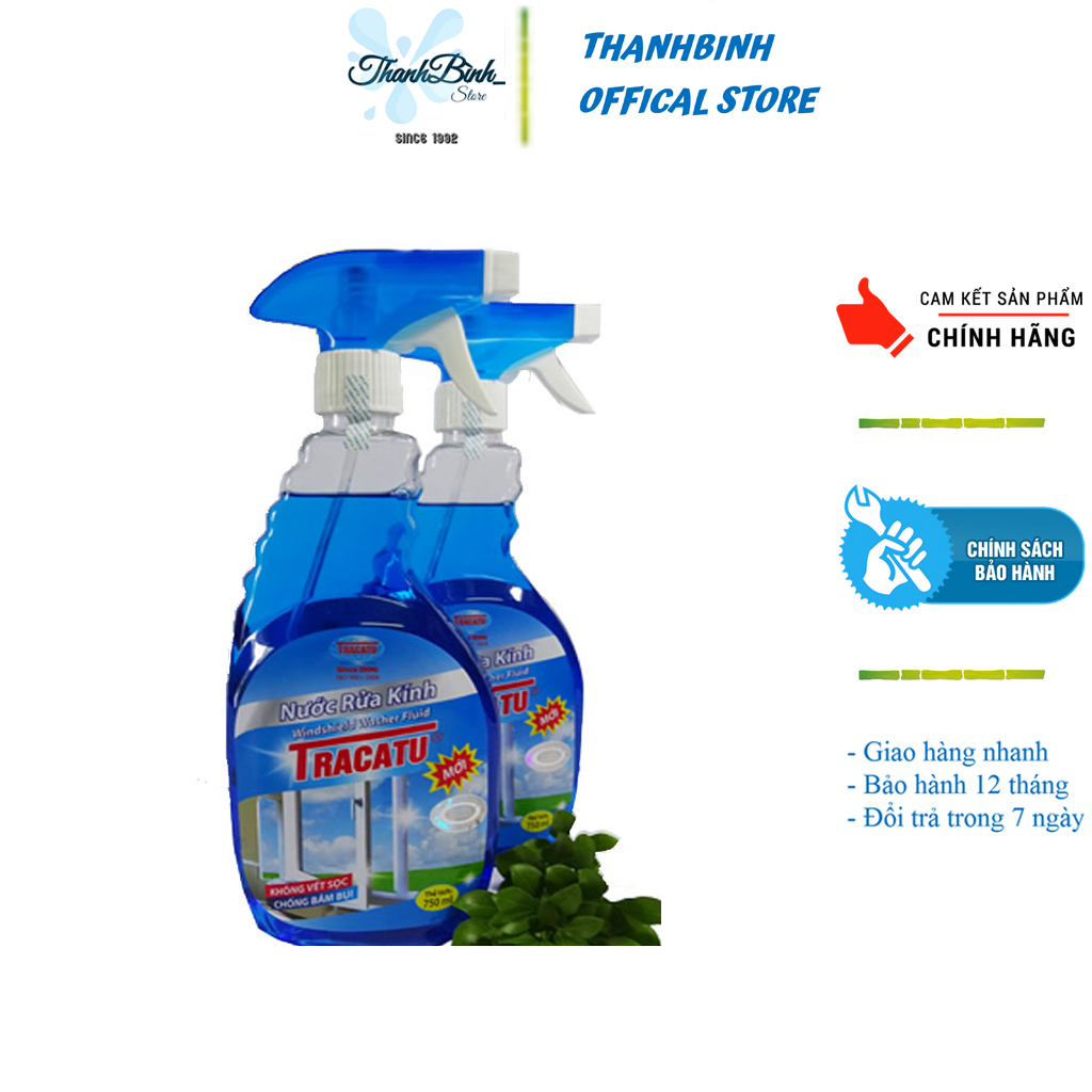 NƯỚC LAU/ RỬA KÍNH TRACATU- 500ML