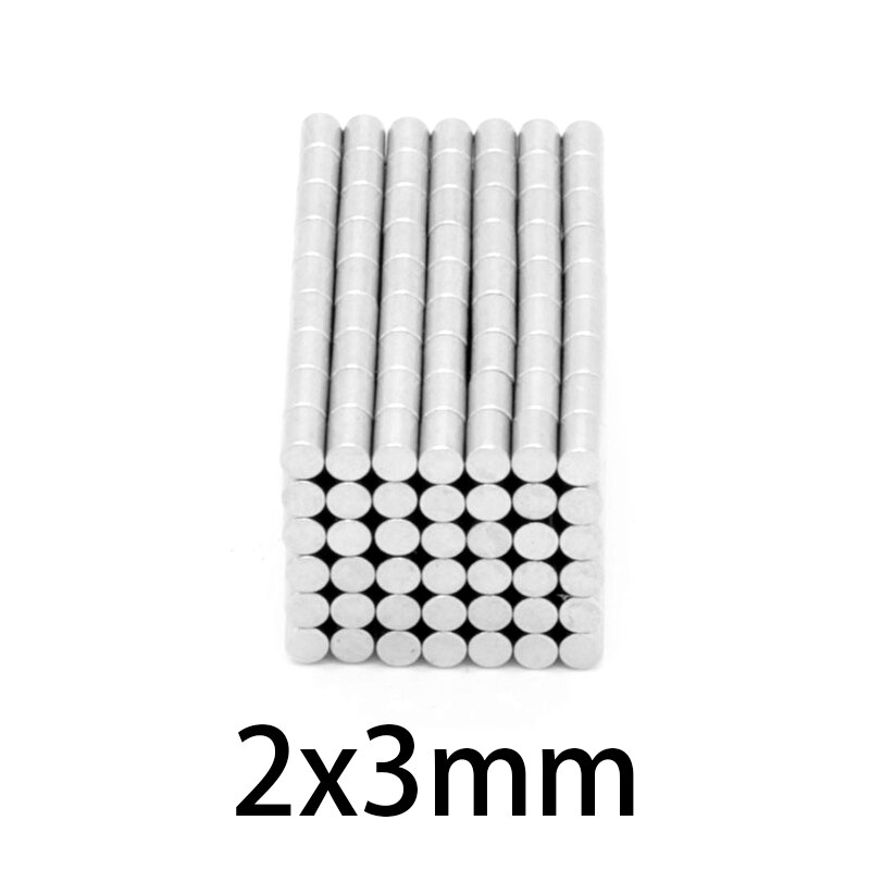 Nam châm viên 2x3mm sl 100 viên , nam châm đất hiếm