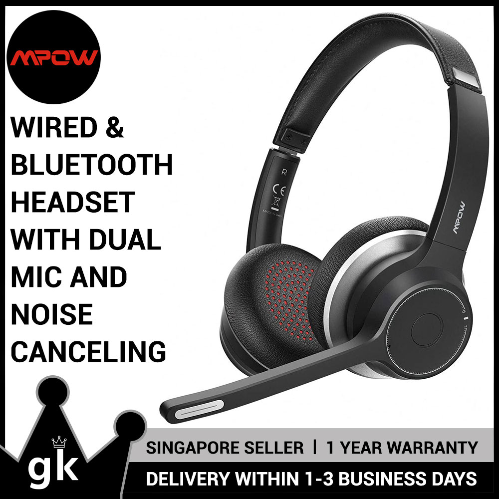 Mpow] HC5 Wireless and Wired Headset 