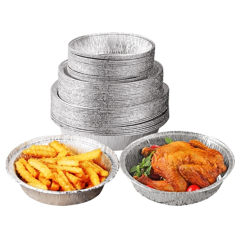 Set 10 Khay Giấy Bạc Lót Nồi Chiên 22CM