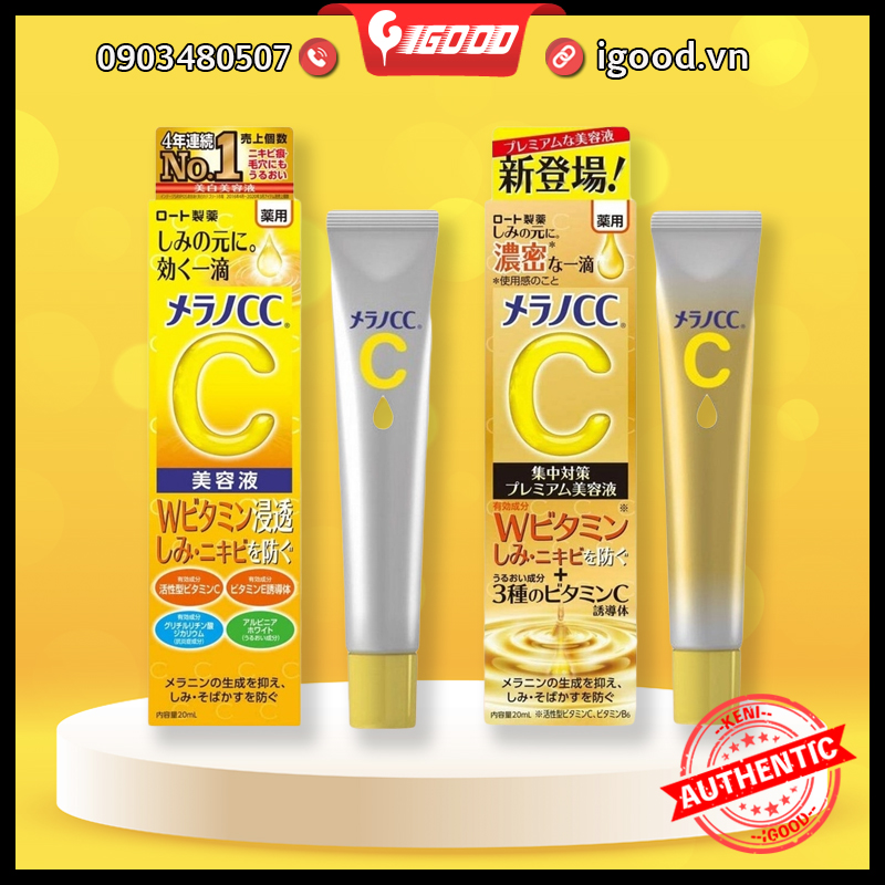 Serum CC Melano Rohto ngừa thâm trắng da 20ml