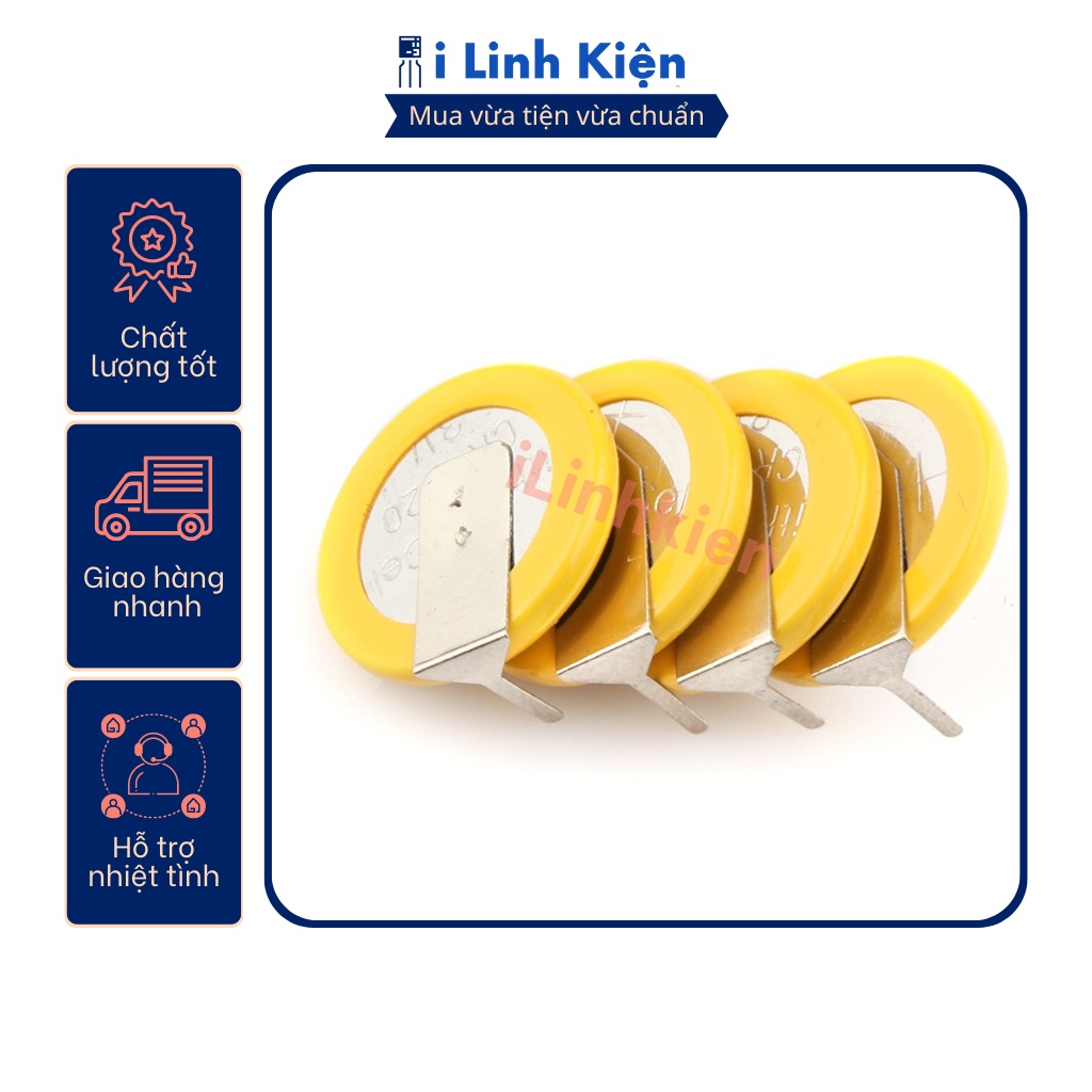 Pin CR1220 hàn mạch chân nằm chất lượng tốt