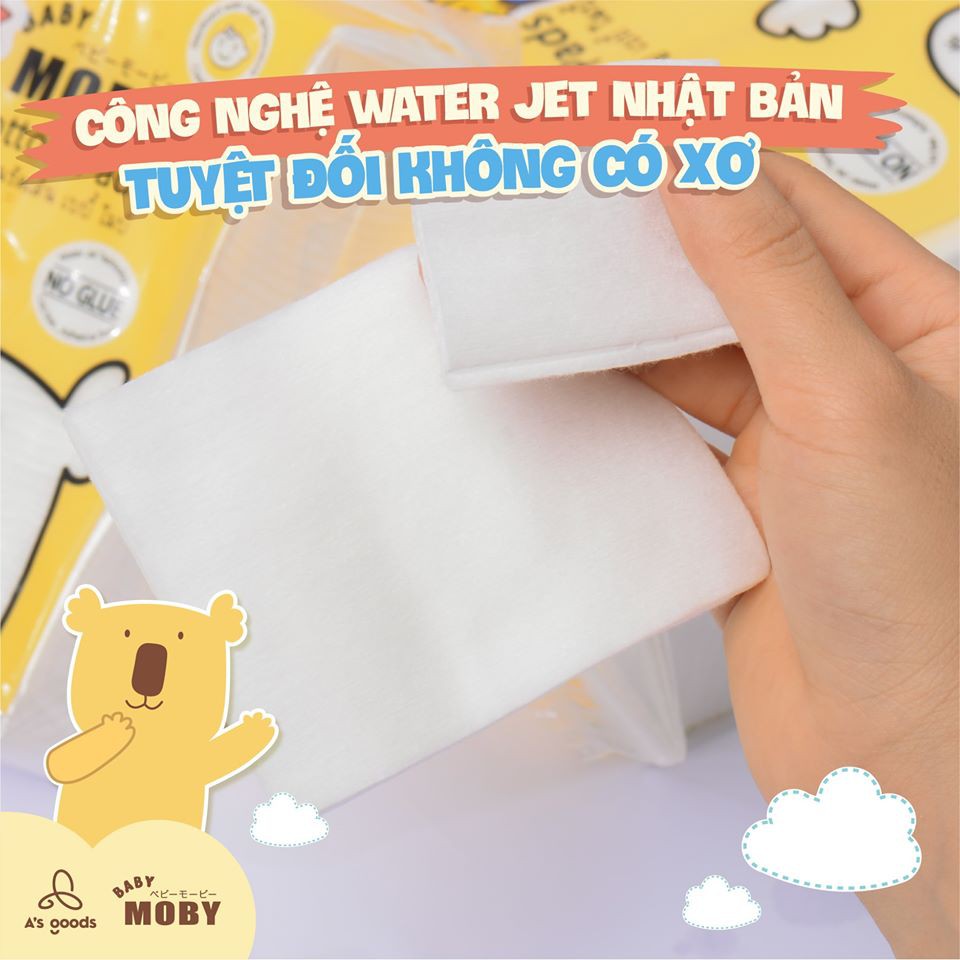 Bông miếng đa năng Moby Babymall.vn