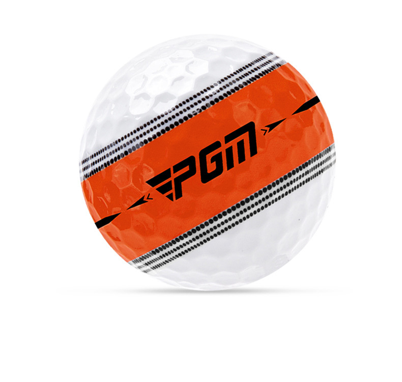 PGM Golf Competition Ball Practice Ball Rubber 360 ° Orbit Alignment Line Two-layer Sphere Q030