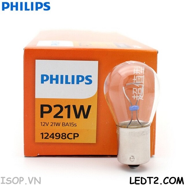 [LEDT2 ISOP] Đèn Halogen Philips T10, S25 [Số lượng: 1 bóng]