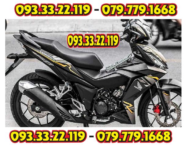 Tem rời winner v1 dán xe đen nhám