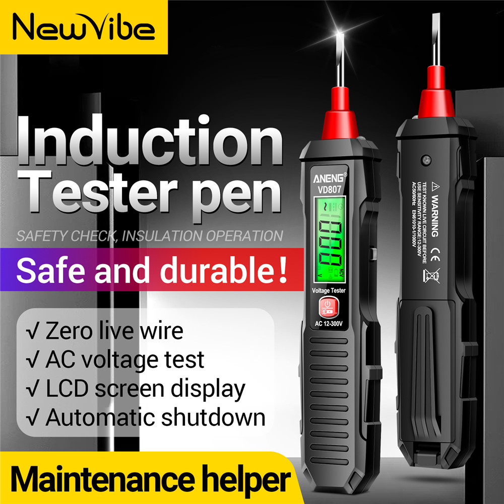 【NewVibe】ANENG VD807 NonContact Voltage Tester AC12300V Intelligent