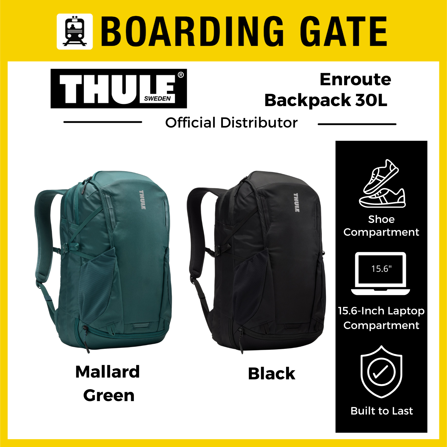 Thule Enroute Backpack 30L | Lazada Singapore