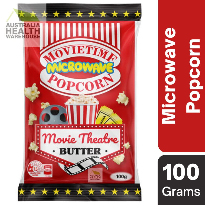 [Expiry 12/05/2024] Movietime Microwave Butter Popcorn 100g Lazada