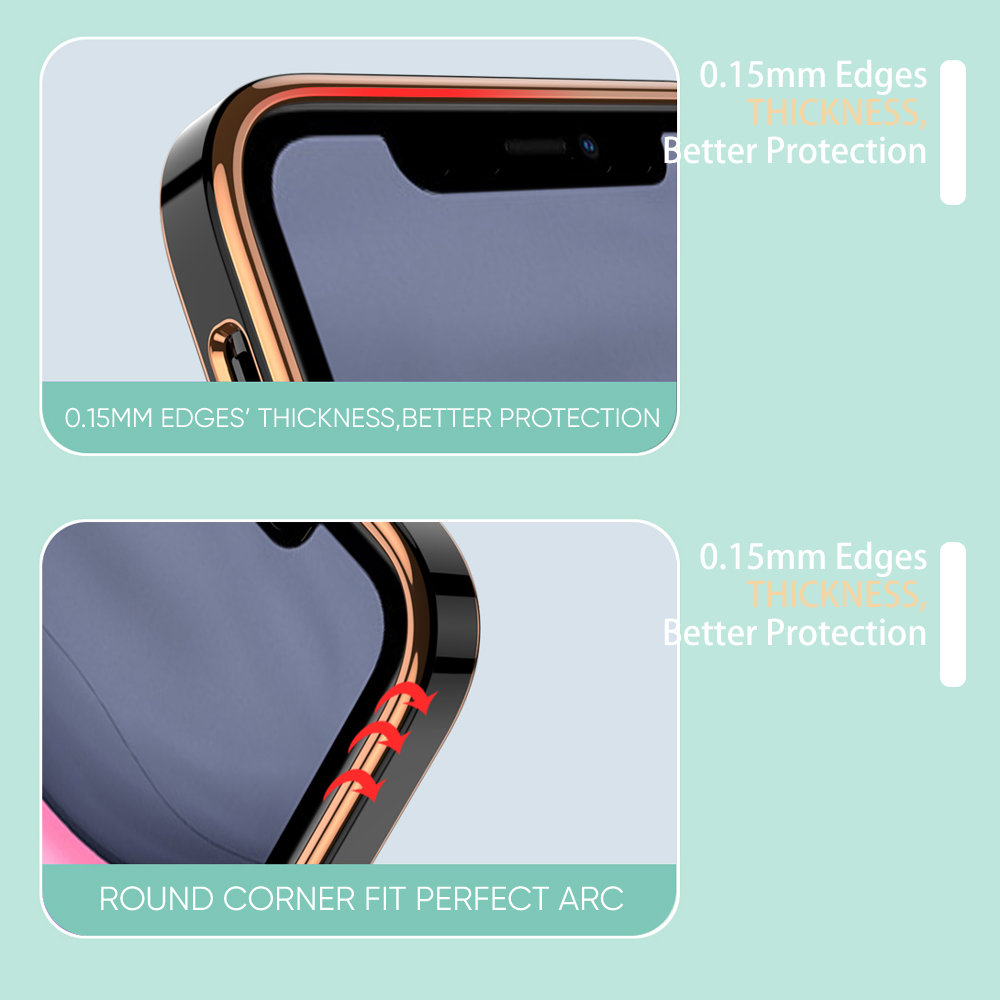 Jizetin (Free Lanyard) for OPPO A3 Pro 5G Back Cover Pure Color Luxury 6D Plating Case Side Pattern Soft Silicone Square Mobile Phone Cases.