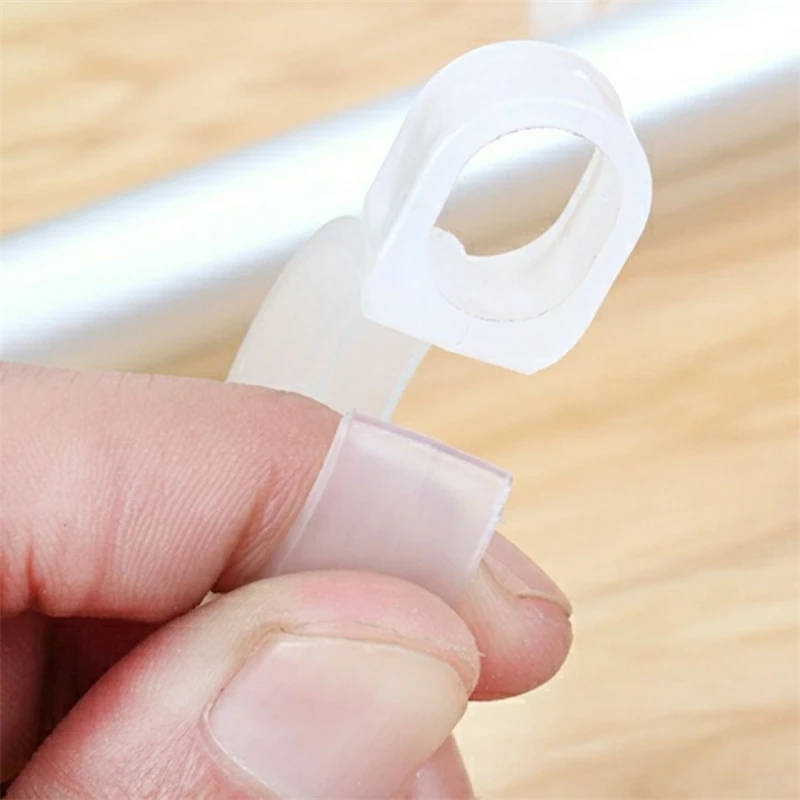 10/20Pcs Quần Áo Móc Áo Móc Windproof Nhựa Gió Treo Khóa Móc Clip Windproof Quần Áo Móc Áo Kẹp