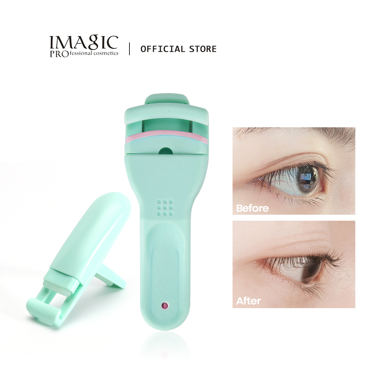 IMAGIC Portable Eyelash Curler Cute Mini Lashes Curler Set