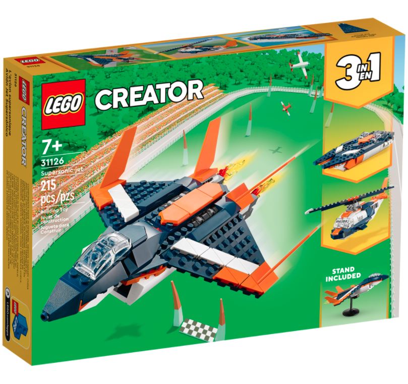 Mainan Lego Creator 3in1 31126 Supersonic-jet Lazada Indonesia