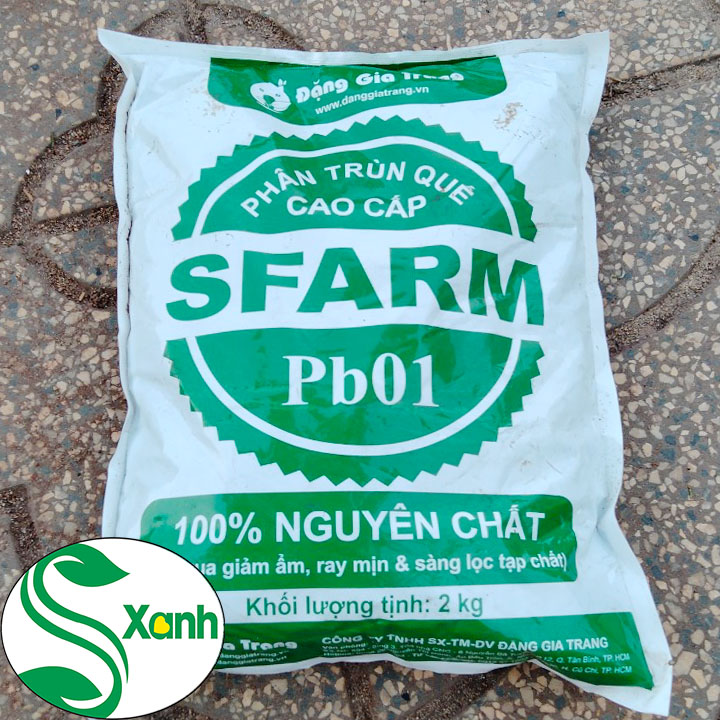 Phân trùn quế Sfarm Nguyên Chất 100%