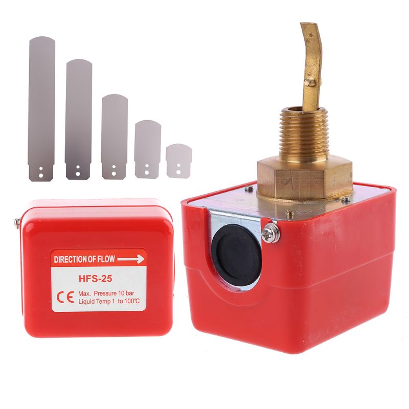 Hfs-20/15/25 r3/4 liquid water oil sensor control automatic paddle flow switch 15a 250v ip54