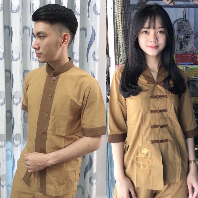 Đồ lam đi chùa # lãnh tụ phối nam, la hán phối nữ # mẫu cặp