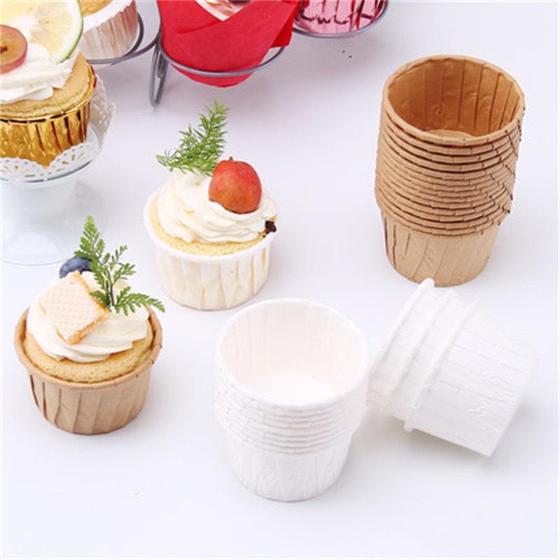 Set 20 cốc giấy đựng bánh cupcake