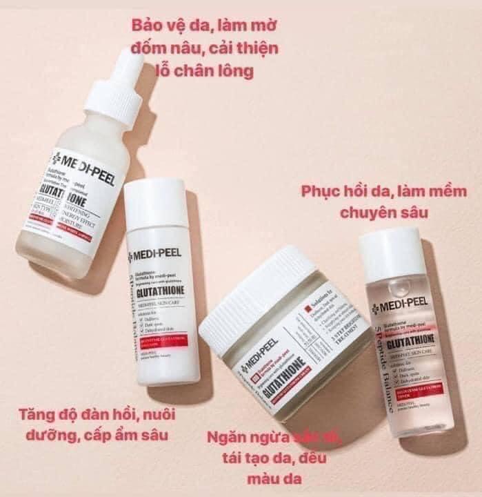 Sét dưỡng trắng MEDI PEEL GLUTATHIONE 600