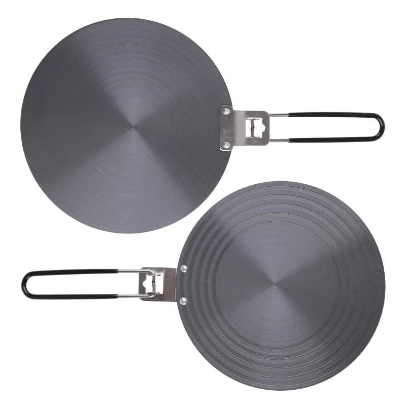 【In-Stock】 Heat Diffuser Simmer Ring Plate With Foldable Handle 24/28cm Thawing Plate Cooking Diffuser For Electric Stove