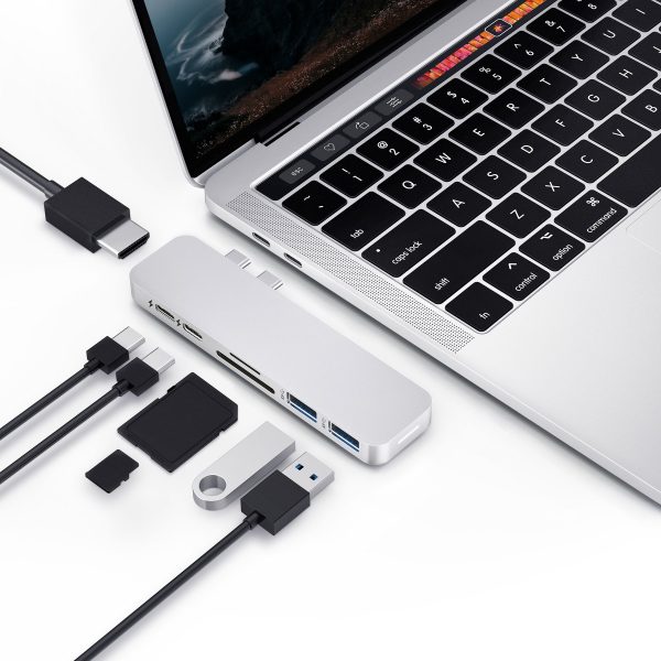 CỔNG CHUYỂN HYPERDRIVE DUO 7-IN-2 USB-C HUB FOR MACBOOK PRO/AIR GN28B