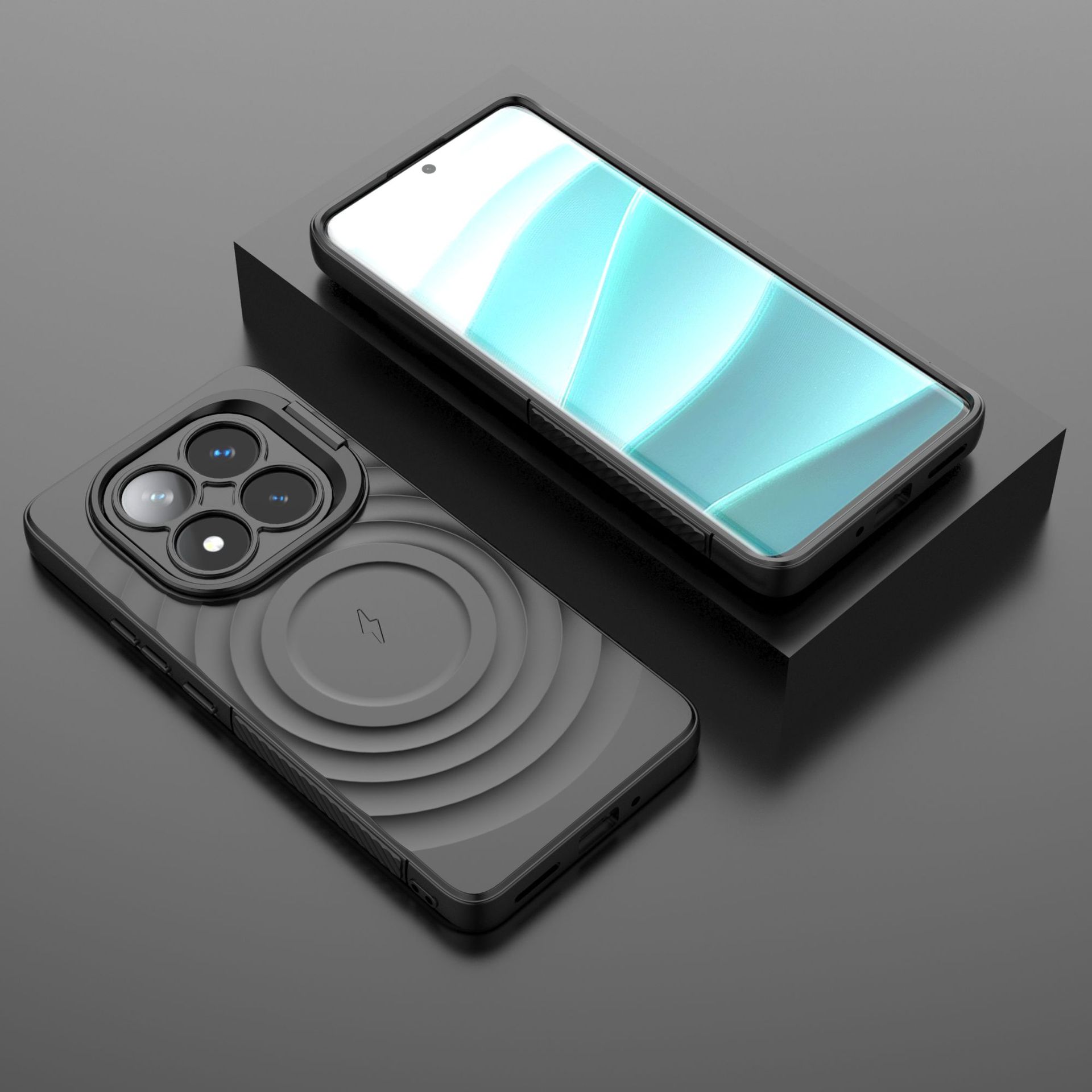 Xiaomi Redmi Note 14  Pro 5G Magnetic Shockproof Phone Case. 