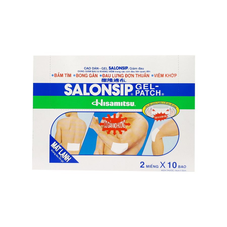 Túi 2 Miếng dán lạnh SALONSHIP