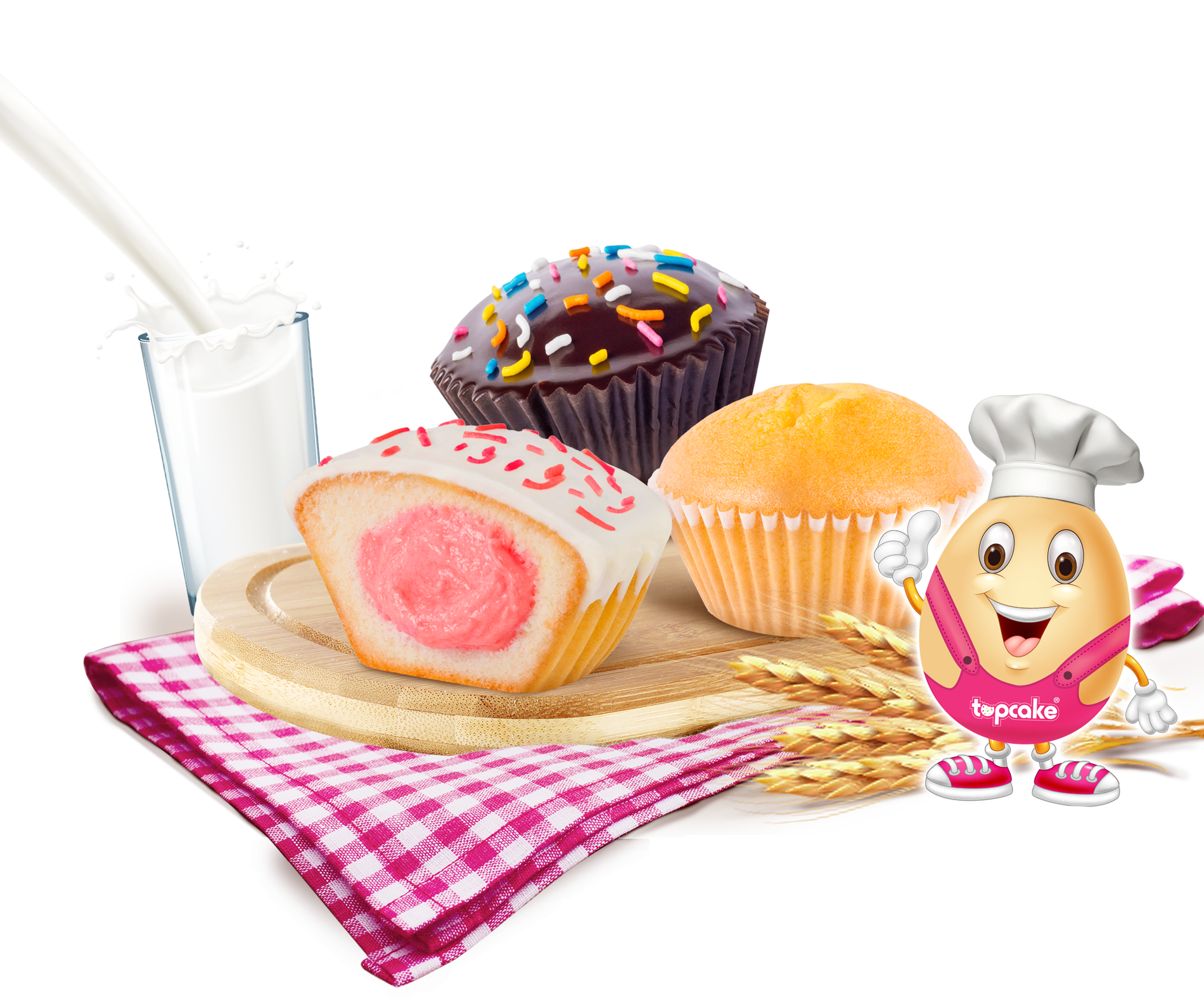 Bánh Cupcake TOP Socola hộp 360g