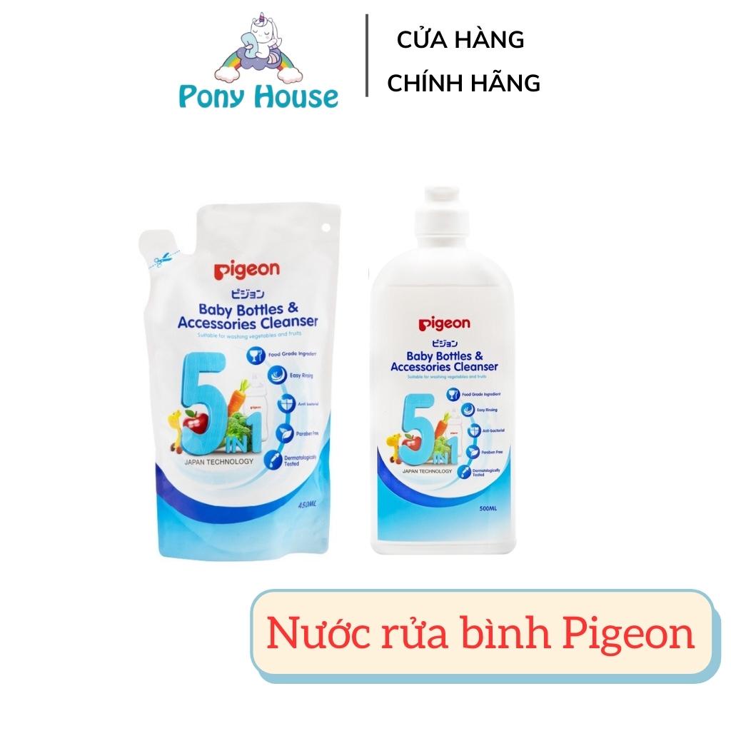 Nước Rửa Bình Sữa Pigeon - Nước Rửa Bình Sữa Và Rau Củ An Toàn Cho Bé
