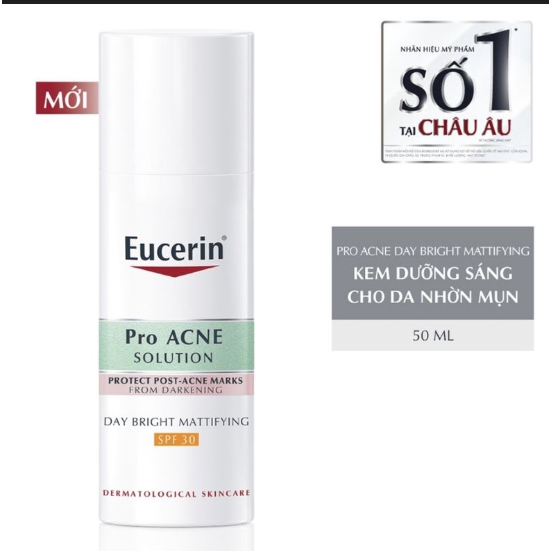 Eucerin Acne-Oil Control Pro Acne Solution Day Bright Mattifying SPF30 50ml