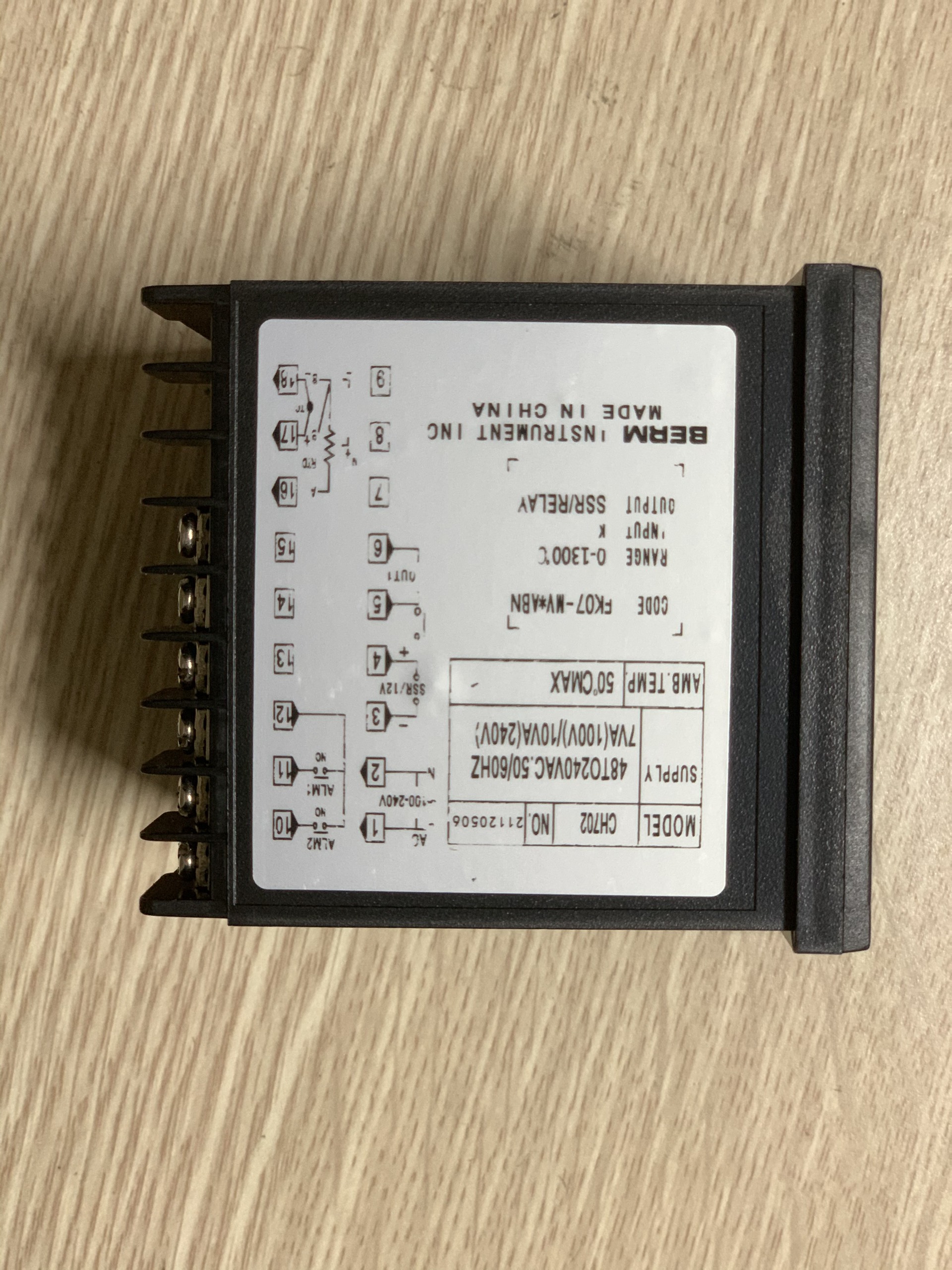 Đồng hồ nhiệt độ berm REX- CH102, Ch402, CH702, CH902