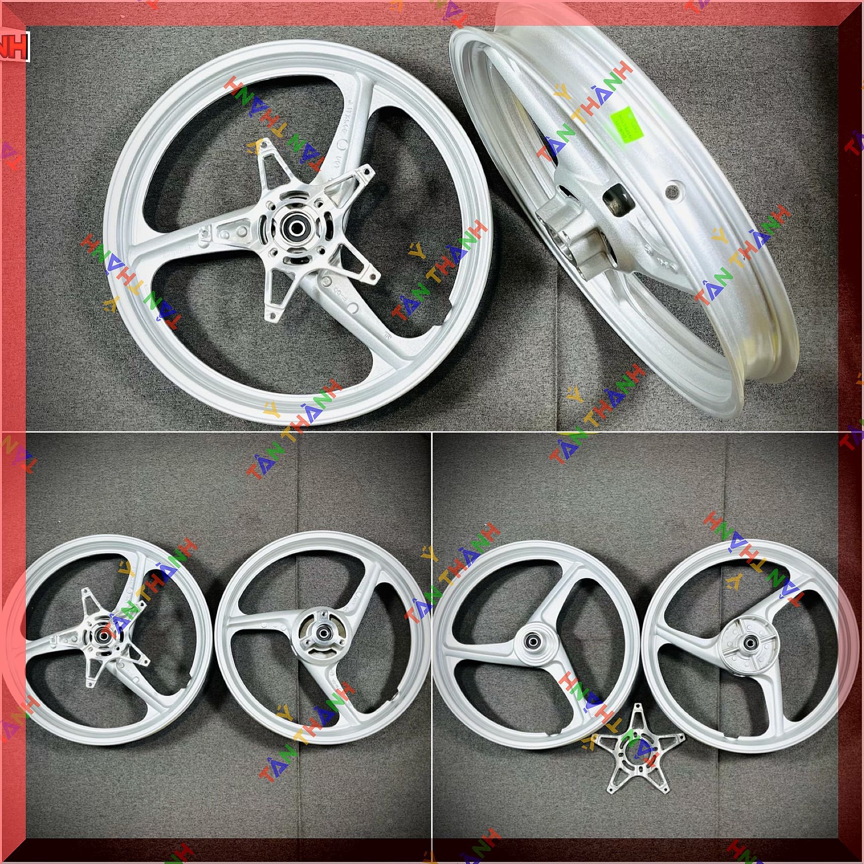 Mâm 3 đao Satria,Raider Fi  bản 1.6 1.85 MS42