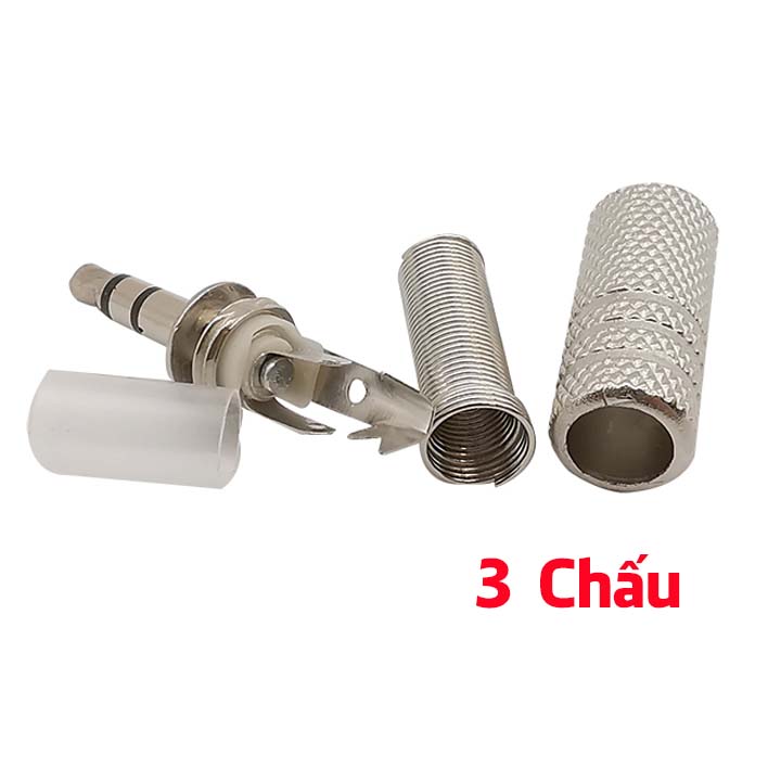 Đầu Jack Audio 3.5mm Mạ Kẽm